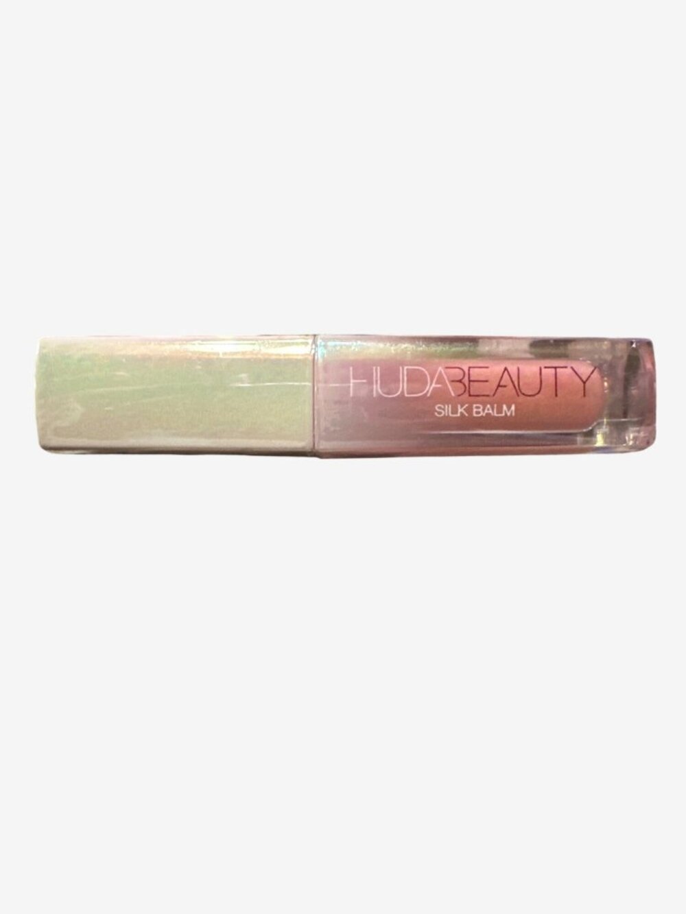 Huda Beauty Silk Balm Hydrating Lip Gloss Sheer Nude Pink Lightweight Smooth - Picture 2 of 6
